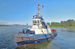 Schlepper SIMSON (IMO 9054365) im Hafen von Lübeck-Travemünde.