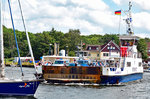 Fähre PÖTENITZ in Lübeck-Travemünde am 26.06.2016.