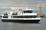 Fahrgastschiff HANSE am Abend des 15.07.2016 im Hafen von Lübeck-Travemünde.