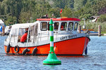 Kutter LÜTT BUTT der  Segel- und Motorbootschule Lübecker Bucht  am 26.08.2016 in Lübeck.