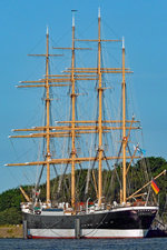 Viermastbark PASSAT am 06.07.2013 im Hafen von Lübeck-Travemünde