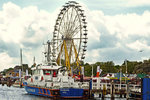 Polizeiboot FEHMARN am 15.05.2011 im Hafen von Lübeck-Travemünde