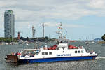 Fähre TRAVEMÜNDE im Hafen von Lübeck-Travemünde.