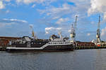 MS KOI (IMO 7928615), Baujahr 1980, wurde im Frühjahr 2014 zum Veranstaltungsschiff umgebaut und fährt nun als Event- und Partyschiff auf Nord- und Ostsee.