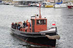 Schlepper TITAN, Baujahr 1910, im Hafen von Lübeck.