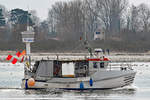 TRA 006  Santos  am 25.03.2018 in Lübeck-Travemünde einlaufend.