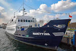 Fahrgastschiff MARITTIMA am 30.3.2019 im Hafen von Lübeck-Travemünde.
