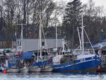 GOT 10 Hanseat (IMO: 5142308) Anfang April 2019 mit 4 Schwesterbooten in Travemünde.