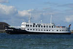 Das Ausflugsschiff Marittima (IMO: 5315412) war Anfang April 2019 in Travemünde zu sehen.