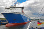 FINNTIDE (IMO 9468920) am 4.8.2019 in Lübeck-Travemünde