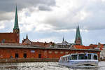 TRAVE QUEEN am 8.9.2019 im Hafen von Lübeck