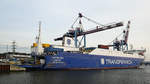 HAFNIA SEA (IMO 9357602) am 11.1.2020 im Hafen von Lübeck