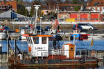 LUBA (Europanummer: 05114130) am 19.01.2020 im Hafen von Lübeck-Travemünde