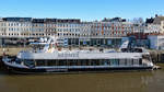 Fahrgastschiff HERMES am 05.02.2020 im Hafen von Lübeck