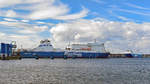 EUROPALINK (IMO 9319454) am 01.03.2020 beim Skandinavienkai in Lübeck-Travemünde.