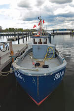 TRA 44 am 25.04.2020 im Fischereihafen von Lübeck-Travemünde