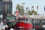 TRA 10 am 25.04.2020 im Fischereihafen von Lübeck-Travemünde