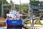 ADIANTE (IMO: 9360477) am 15.06.2020 im Hafen von Lübeck, Lehmannkai 3