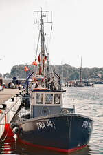 TRA 44 ROBBE I am 27.06.2020 im Fischereihafen Lübeck-Travemünde