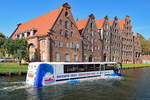  Splash-Bus  am 1.10.2020 bei den Salzspeichern in Lübeck