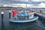 TRA 8 am 14.03.2021 im Fischereihafen von Lübeck-Travemünde