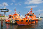 Lotsenversetzboot HOLTENAU am 15.5.2021 im Hafen von Lübeck-Travemünde