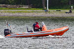 Polizeiboot HOOGE am 15.05.2021 im Hafen von Lübeck-Travemünde