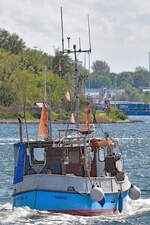 Fischereiboot TRA 14 CONSTANTIA II am 21.05.2021 in Lübeck-Travemünde 