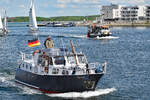 Motorboot THETYS am 24.5.2021 im Hafen von Lübeck-Travemünde