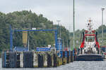 Schlepper VB BREMEN am 29.08.2021 beim Skandinavienkai in Lübeck-Travemünde