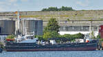 Tankschiff DAGMAR (IMO 8835748) am 24.8.2021 im Hafen von Lübeck-Travemünde