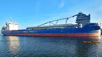 Bulk Carrier STARNES (IMO 9858424) am 15.01.2022 in Lübeck-Travemünde