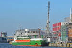 PERNILLE (General Cargo Ship, IMO 9434163) am 19.03.2022 im Hafen von Lübeck.