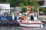 SAR-Boot HANS INGWERSEN am 19.05.2022 bei der Bunkerstation in Lübeck-Travemünde