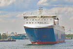 FINNWAVE (IMO 9468932, Finnlines) am  26.06.2022 auslaufend Lübeck-Travemünde