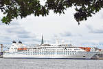 STAR LEGEND (IMO 9008598) am 14.07.2022 beim Ostpreussenkai in Lübeck-Travemünde