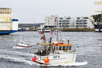 Fischereifahrzeug GOT 11 NEPTUN am 11.10.2022 im Hafen von Lübeck-Travemünde