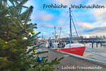 Fröhliche Weihnachten wünsche ich Euch mit diesem Foto von TRA 9 CHRISTOPH, aufgenommen am 23.12.2022 im Fischereihafen von Lübeck-Travemünde
