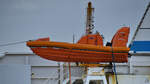 Eines des Rettungsboote der FINNFELLOW (IMO: 9145164).