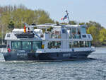 Im Mai 2023 war das Fahrgastschiff HANSE (ENI: 05117350) in Travemünde zu sehen.