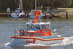 SAR-Boot der DGzRS ERICH KOSCHUBS am 03.06.2023 im Hafen von Lübeck-Travemünde