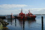 SCHILKSEE und TRAVEMÜNDE am 2.5.2023, Liegeplatz Travemünde /  Lotsenversetzboot, Typ Travemünde / Lüa 16,8 m, B 5,27 m, Tg 1,5 m / 2 MAN-Diesel, ges.