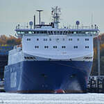 Anfang November 2025 hatte das Fährschiff FINNMILL (IMO: 9212656) am Travemünder Skandinavienkai angelegt.