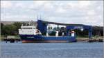 Die 2009 gebaute KUGELBAKE (IMO 9510747) liegt am 15.07.2012 in Nordenham. Sie ist 79 m lang, 19 m breit, hat eine GT von 1.868 und eine DWT von 2.673 t. Heimathafen ist Cuxhaven.