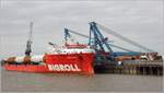 Die 2016 gebaute BIGROLL BERING (IMO 9710476) liegt in Nordenham-Blexen und nimmt bei Steelwind gefertigte Monopiles für Offshore-Windenergieanlagen an Bord. Das Deck Cargo Ship BIGROLL BERING ist 162,80 m lang und 42 m breit, hat eine GT/BZR von 23.134 und eine DWT von 20.157 t. Heimathafen ist Rotterdam (Niederlande). 15.03.2020