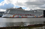 GENTING DREAM ,Kreuzfahrtschiff , IMO 9733105 , Baujahr 2016 , 335,35 x 39,7m , 3360 Passagiere , 05.09.2016 Papenburg