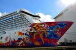 GENTING DREAM ,Kreuzfahrtschiff , IMO 9733105 , Baujahr 2016 , 335,35 x 39,7m , 3360 Passagiere , 05.09.2016 Papenburg