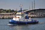 Schlepper  Fairplay VII  am 8.07.2009 in Rostock-Warnemnde.