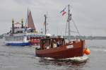Der Kutter  Seeadler  am 13.08.2011 auf der Hanse Sail in Warnemnde.