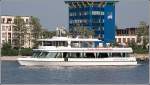 Die OSTSEEBAD WARNEMNDE ist eines der Schiffe fr Hafenrundfahrten in Rostock-Warnemnde. Aufnahmedatum: 13.06.2007